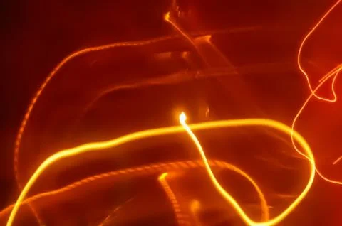 Light streaks abstract pattern texture Foto stock