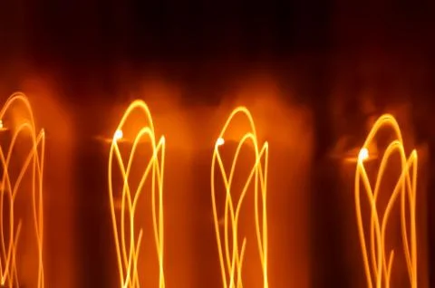 Light streaks abstract pattern texture Foto stock