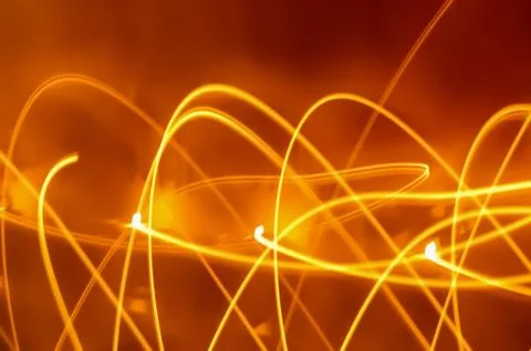 Light streaks abstract pattern texture Foto stock