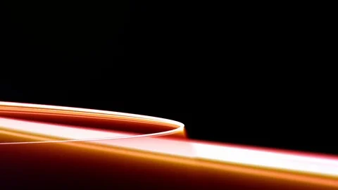 Light Streaks and Trails on Black Background Stock Footage