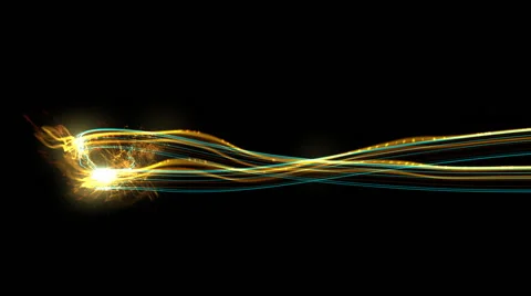 Light Streaks Animation IN Stock Footage 46196049