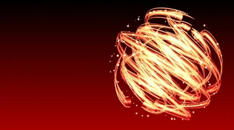 Light Streaks Circle - Abstract Background 67 (HD) Stock Footage 11991185