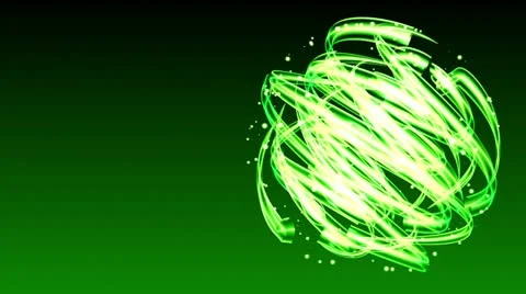 Light Streaks Circle - Abstract Background 68 (HD) Stock Footage 11992458