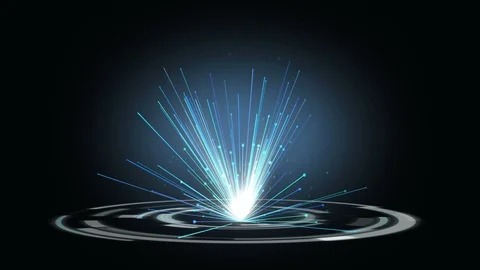 Light streaks data abstract background. Stock Footage 109429007