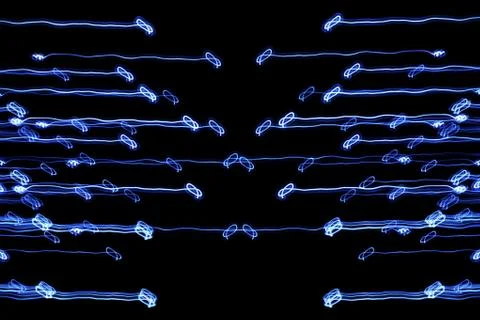 Light Streaks hyper space background Light Painting atmosphere Stock Illustration