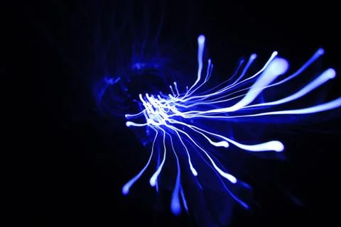 Light streaks hyper space warp speed Star Wars Stock Illustration