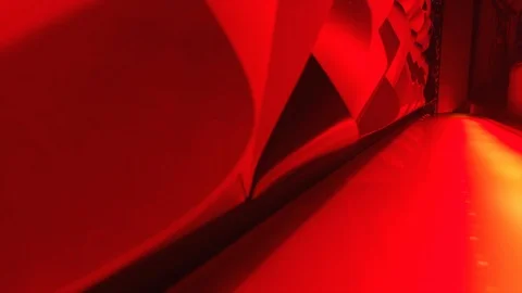 Light Stream pulses across Wall - HD Stock Footage 108248207