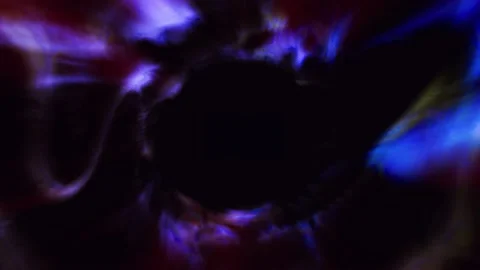 Light streams into a black hole Stock Footage 200957877