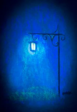 Light streetlamp Stock Illustration