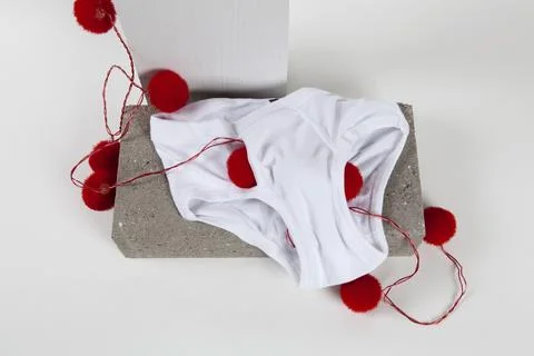 Light string y fronts white Stock Photos