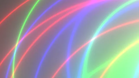Light Stripes Expanding Exploding Across Frame Ribbons Video stock 143889721