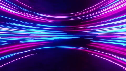 Light stripes moving fast over dark background Stock Footage 154211248