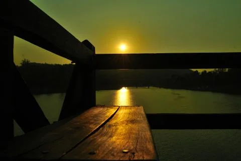 The light of the sun that is going to fall Foto stock