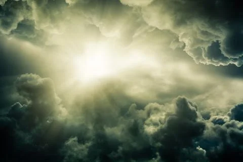 Light from the sun. Illustrazione stock