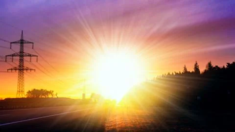 Light of the sun Stock Photos