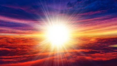 Light of the sun Stock Photos