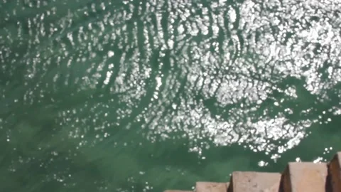 The light of the sun reflected on the surface of the sea Stock Footage 232905929