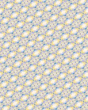 Light sunny ocean inspired repeatable decorative tile pattern with sun glow, chi Stock Illustration