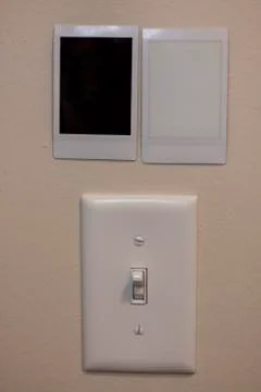 Light Switch Art Piece 写真素材
