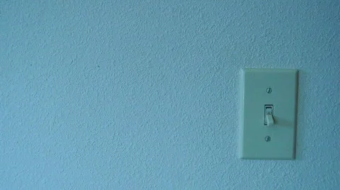 Light switch on Stock Footage 636688
