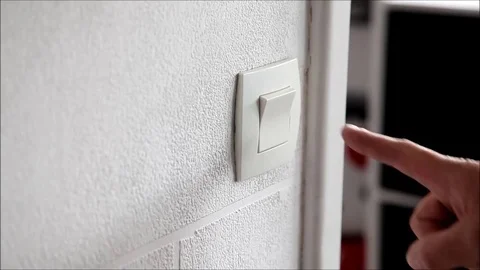 Light switch Stock Footage 77097455