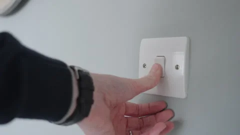 Light Switch On/Off Vídeo Stock 269186160