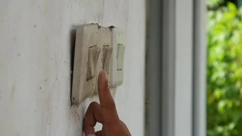Light switch Stock Footage 310127136