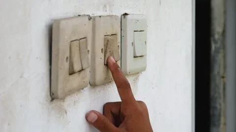 Light switch Stock Footage 310127162