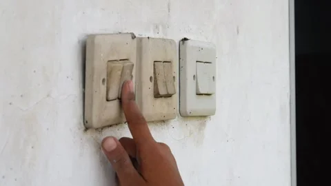 Light switch Stock Footage 310127328