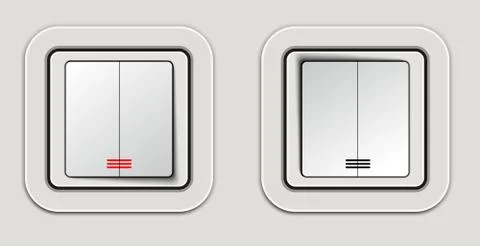 Light switch Stock Illustration