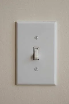 Light switch off Stock Photos