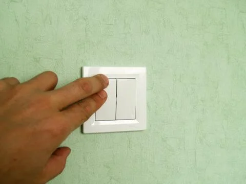 Light switch Stock-Fotos