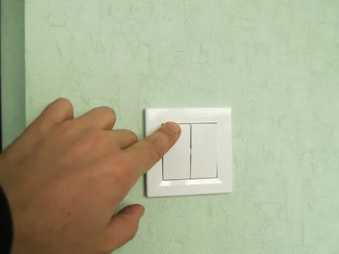 Light switch Foto stock