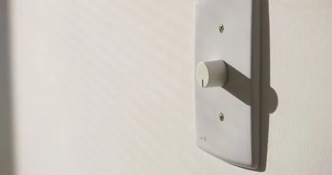 Light switch tracking shot Video stock 134894856
