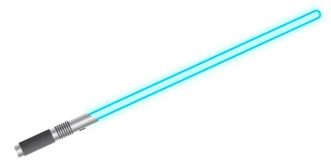Light Sword Blue Stock Illustration