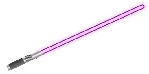 Light Sword Purple Stock Illustration