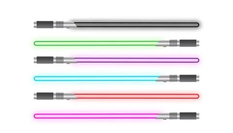 Light Sword Selection Stock Illustration