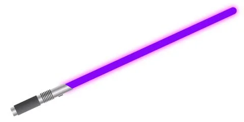 Light Sword Solid Purple Illustrazione stock