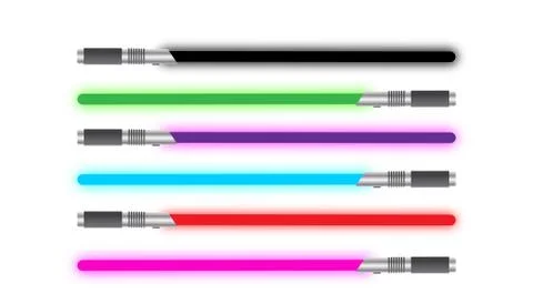 Light Sword Solid Selection Stock Illustration