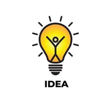 Light symbols, ideas, genius, creative thinking, looking for solutions. Stock Illustration