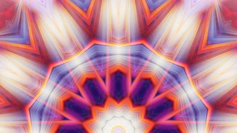 Light symphony of color transitions in geometric forms movement. Stock Footage 332558122