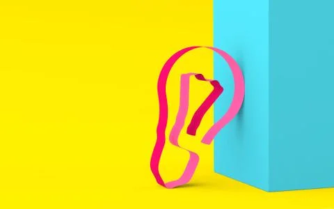 Light from the tape in bright colors based on the geometric shape Illustrazione stock