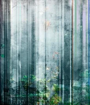 Light texture on striped mixed media Stock Illustration