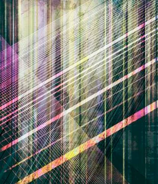 Light texture on striped mixed media Stock Illustration