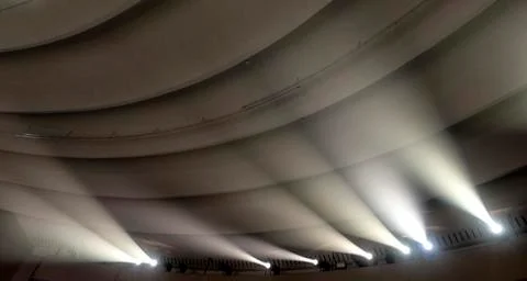 Light in the theater. Stock Photos