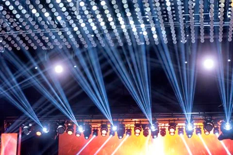 Light in the theater. Stock Photos