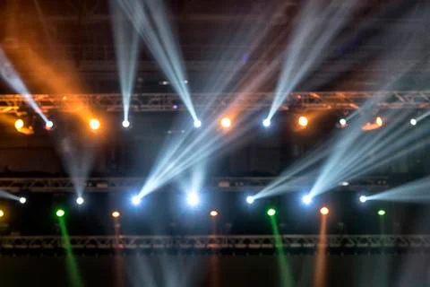 Light in the theater. Stock Photos
