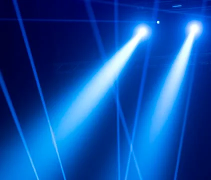 Light in the theater. Foto stock