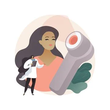 Light therapy abstract concept vector illustration. Stock Illustration