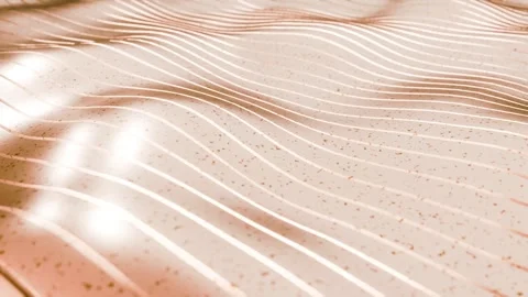 Light thin waves lines flowing. Abstract animated background. Seamless looped Stock Footage 277951827